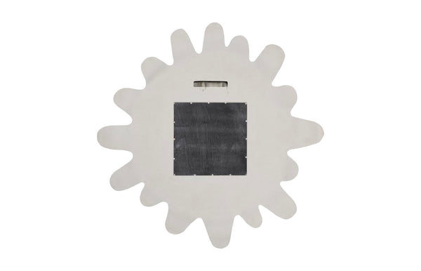 Phillips Collection Radial Shell Mirror - Elegant Ocean-inspired Design With White Stone Accents For Any Room Decor Off White Resin Ph117416