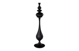 Phillips Collection Bella Bloom Vase – Elegant Floral Display Holder With Understated Glamour For Any Room Decor Black Resin Ph117417