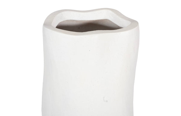 Phillips Collection Organic Tall Vase - Sculptural White Accent for Modern Décor, Perfect for Flowers & Dried Stems PH117456