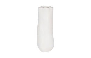 Phillips Collection Organic Tall Vase - Sculptural White Accent for Modern Décor, Perfect for Flowers & Dried Stems PH117456