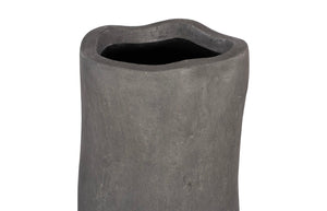 Phillips Collection Organic Tall Vase - Sculptural Gray Resin Decor for Modern Minimalism & Versatile Floral Display PH117457