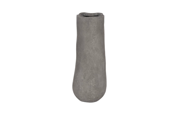Phillips Collection Organic Tall Vase - Sculptural Gray Resin Decor for Modern Minimalism & Versatile Floral Display PH117457