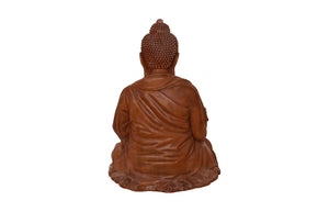 Phillips Collection Enchanting Buddha Sculpture - Authentic Antique Style With Modern Flair For Timeless Home Decor Brown Resin Ph117511