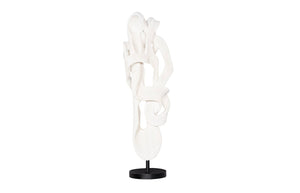 Phillips Collection Cast Dancing Sculpture - Eye-catching Art Piece For Modern Organic Home Décor And Aesthetic Appeal White,Black Resin Ph118164
