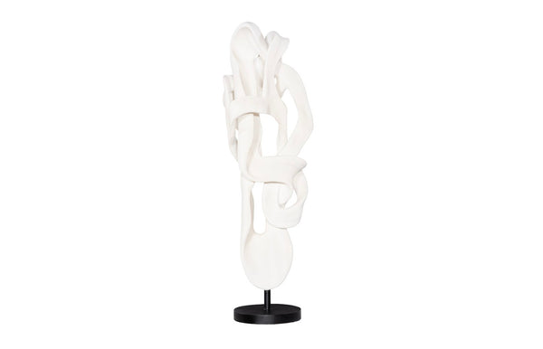 Phillips Collection Cast Dancing Sculpture - Eye-catching Art Piece For Modern Organic Home Décor And Aesthetic Appeal White,Black Resin Ph118164