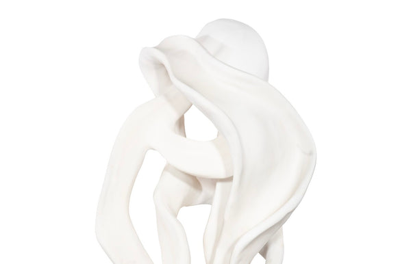 Phillips Collection Cast Dancing Sculpture - Eye-catching Art Piece For Modern Organic Home Décor And Aesthetic Appeal White,Black Resin Ph118164