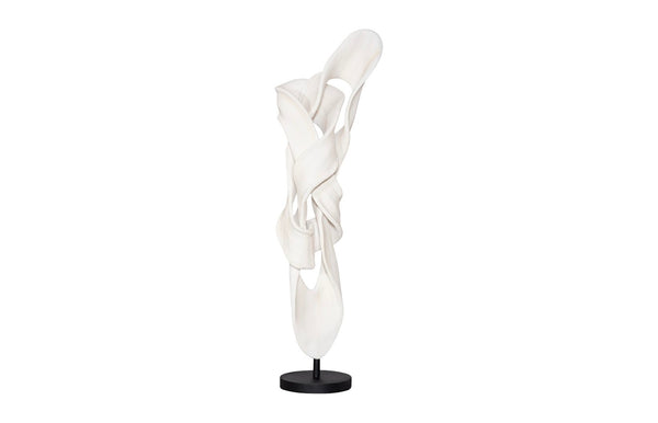 Phillips Collection Cast Dancing Sculpture - Eye-catching Art Piece For Modern Organic Home Décor And Aesthetic Appeal Off White,Black Resin Ph118165