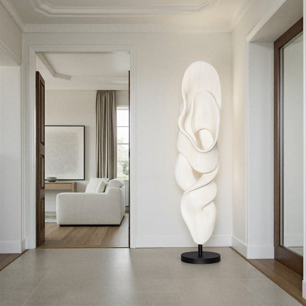Phillips Collection Cast Dancing Sculpture - Elegant Resin Art Piece with Organic Movement for Modern Interiors Glissade, Faux Bleached PH118166