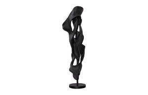 Phillips Collection Cast Dancing Sculpture - Eye-catching Art Piece For Modern Organic Home Décor And Aesthetic Appeal Black Resin Ph118297