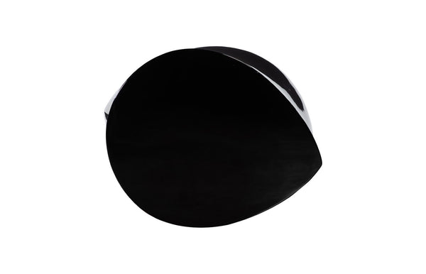 Phillips Collection Mellow Coffee Table - Sleek Gel Coat Black Design With Rounded Edges For Modern Living Spaces Black Resin Ph118443