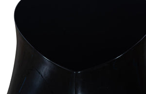 Phillips Collection Mellow Coffee Table - Sleek Gel Coat Black Design With Rounded Edges For Modern Living Spaces Black Resin Ph118443