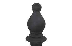 Phillips Collection Bishop Chess Sculpture – Artisan-grade Resin And Stone Art Piece For Indoor Or Outdoor Display Black Resin,Stone Composite Ph118745