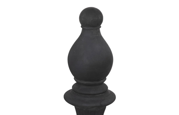 Phillips Collection Bishop Chess Sculpture – Artisan-grade Resin And Stone Art Piece For Indoor Or Outdoor Display Black Resin,Stone Composite Ph118745