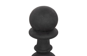 Phillips Collection Pawn Chess Sculpture - Artisan-grade Cast Stone Piece For Indoor And Outdoor Display, Perfect Gift! Black Resin,Stone Composite Ph118749