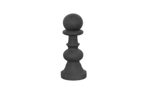 Phillips Collection Pawn Chess Sculpture - Artisan-grade Cast Stone Piece For Indoor And Outdoor Display, Perfect Gift! Black Resin,Stone Composite Ph118749