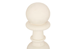 Phillips Collection Pawn Chess Sculpture - Artisan-grade Cast Stone Piece For Indoor And Outdoor Display, Perfect Gift! Off White Resin,Stone Composite Ph118750