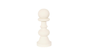Phillips Collection Pawn Chess Sculpture - Artisan-grade Cast Stone Piece For Indoor And Outdoor Display, Perfect Gift! Off White Resin,Stone Composite Ph118750