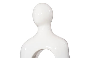 Phillips Collection Buddha Seated Sculpture - Serene Elegance For Your Space, Perfect For Tranquility And Style White Resin Ph118773