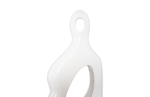 Phillips Collection Male Sculpture - Monumental Art Piece Celebrating Strength And Masculinity For Outdoor Display White Resin Ph118775