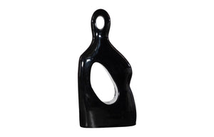 Phillips Collection Male Sculpture - Monumental Art Piece Celebrating Strength And Masculinity For Outdoor Display Black Resin Ph118776