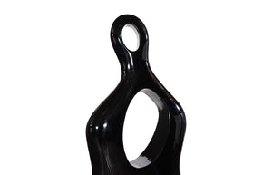 Phillips Collection Female Sculpture - Timeless Muse In Elegant Design, Celebrating Femininity With Abstract Beauty Black Resin Ph118778