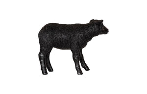 Phillips Collection Texelaar Sheep Lamb Gel Coat Black - Unique Décor Piece For Living Room Or Patio Charm & Style Black Resin Ph118802
