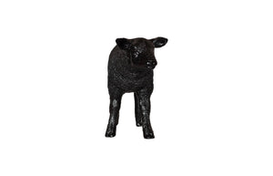 Phillips Collection Texelaar Sheep Lamb Gel Coat Black - Unique Décor Piece For Living Room Or Patio Charm & Style Black Resin Ph118802
