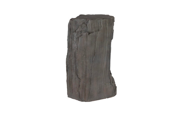 Phillips Collection Stratified Cast Stone Pedestal: Elevate Your Space With A Sculptural Foundation For Art & Plants Gray Resin Ph119125