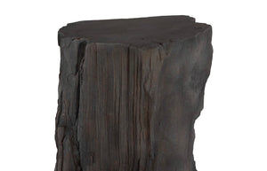 Phillips Collection Stratified Cast Stone Pedestal: Elevate Your Space With A Sculptural Foundation For Art & Plants Gray Resin Ph119126