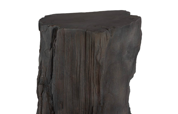 Phillips Collection Stratified Cast Stone Pedestal: Elevate Your Space With A Sculptural Foundation For Art & Plants Gray Resin Ph119126