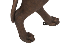Phillips Collection Great Dane Sculpture: Stunning Bronze Art Piece Of Playful Elegance For Home Or Garden Décor Brown Resin Ph119127
