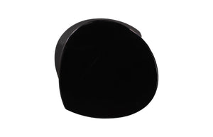 Phillips Collection Mellow Side Table - Contemporary Gel Coat Black Accent for Modern Living Rooms & Bedrooms PH119128