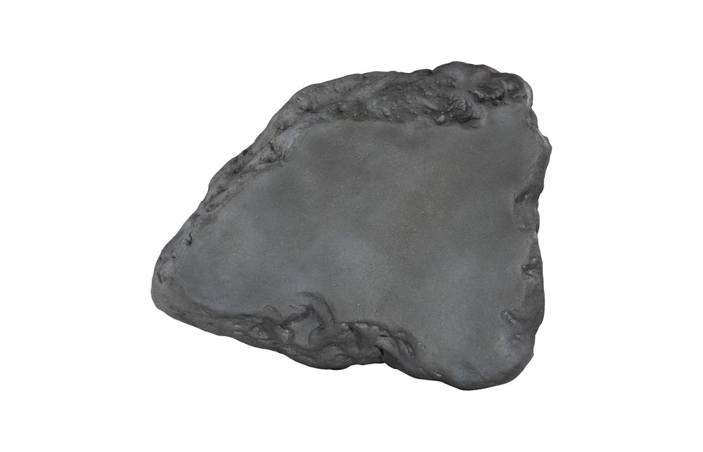 Phillips Collection Cast Boulder Coffee Table - Durable Resin Construction with Realistic Stone Finish for Indoor and Outdoor Use Charcoal Stone, Large PH119407