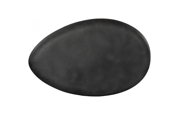 Phillips Collection River Stone Coffee Table – Sculptural Design with Smooth Silhouette for Modern Organic Living Spaces Charcoal Stone, Extra Large PH119408