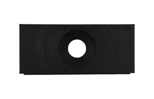 Phillips Collection Void Console Table – Sculptural Minimalist Design in Durable Resin-Stone for Modern Interiors Black Stone PH119468