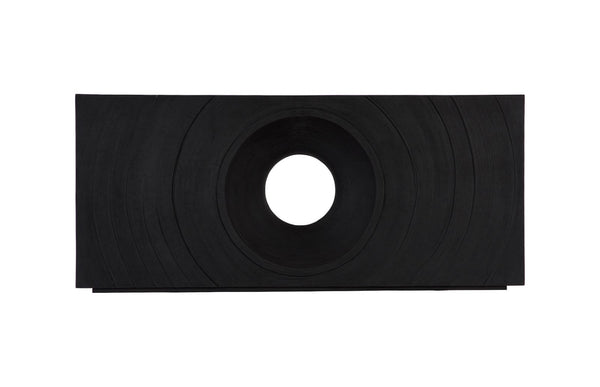 Phillips Collection Void Console Table – Sculptural Minimalist Design in Durable Resin-Stone for Modern Interiors Black Stone PH119468