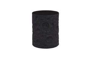Phillips Collection Crater Side Table - Elegant Black Stone Design for Indoor/Outdoor Use, Stylish & Durable Accent Piece PH119471