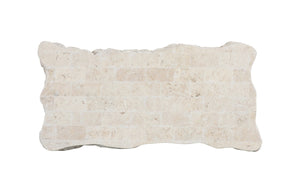 Phillips Collection Mactan Coffee Table - Sculptural Stone Design with Coastal Elegance, Perfect for Modern Living Spaces PH119556