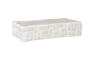 Phillips Collection Mactan Coffee Table - Sculptural Stone Design with Coastal Elegance, Perfect for Modern Living Spaces PH119556