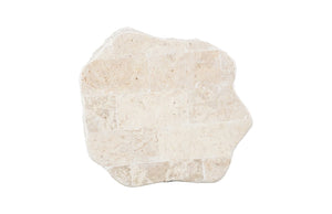 Phillips Collection Mactan Side Table - Sculptural Stone Design with Tiled Surface & Coastal-Inspired Elegance, 20x18" PH119557