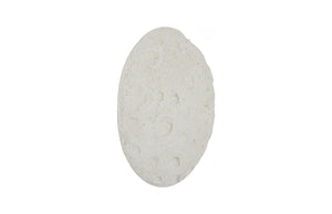 Phillips Collection Crater Wall Art - Sculptural Lunar Landscape Decor for Indoor and Outdoor Display, 22-Inch Accent White Stone PH119558