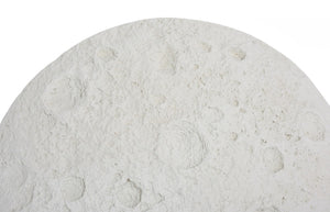 Phillips Collection Crater Wall Art - Sculptural Lunar Landscape Decor for Indoor and Outdoor Display, 22-Inch Accent White Stone PH119558