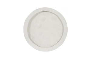 Phillips Collection Crater Wall Art - Sculptural Lunar Landscape Decor for Indoor and Outdoor Display, 22-Inch Accent White Stone PH119558