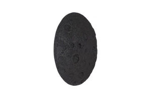 Phillips Collection Crater Wall Art - Sculptural Lunar Landscape Decor for Indoor and Outdoor Display, 22-Inch Accent Black Stone PH119561
