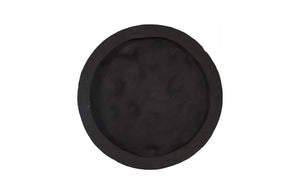 Phillips Collection Crater Wall Art - Sculptural Lunar Landscape Decor for Indoor and Outdoor Display, 22-Inch Accent Black Stone PH119561