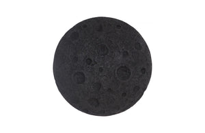 Phillips Collection Crater Wall Art - Sculptural Lunar Landscape Decor for Indoor and Outdoor Display, 22-Inch Accent Black Stone PH119561