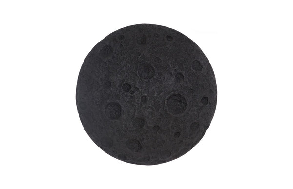 Phillips Collection Crater Wall Art - Sculptural Lunar Landscape Decor for Indoor and Outdoor Display, 22-Inch Accent Black Stone PH119561