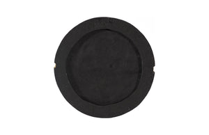 Phillips Collection Rift Wall Tile - Dimensional Matte Black Circle with Gold Leaf Accents for Stunning Interior Design PH119562