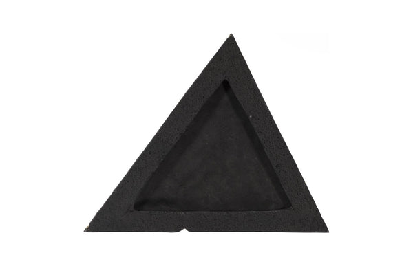 Phillips Collection Rift Wall Tile - Triangular Matte Black Design with Luxurious Gold Leaf Accents for Stunning Interiors PH119563