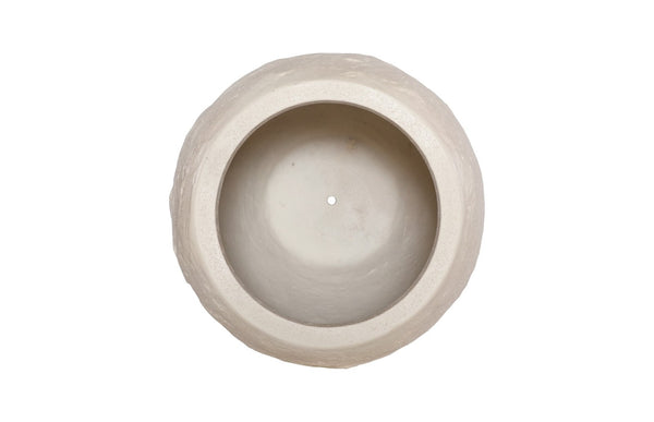 Phillips Collection Aera Planter - Sculptural Indoor Decor for Serene Spaces, Perfect for Statement Plants & Grouping Off White, Small PH119645